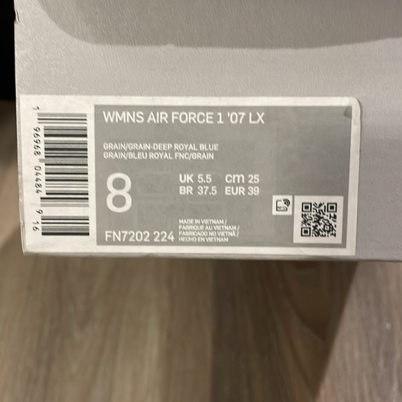 Women’s Air Force 1 ‘07 LX, size 8 - Picture 7 of 8